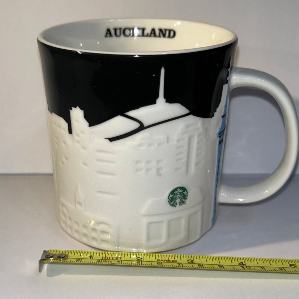 Starbucks Auckland Black and White Mug